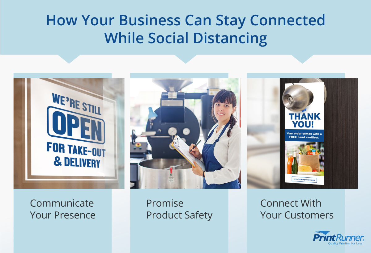 Explore ways to reach your customers, keep your business running, and check in with your community.

Stay connected with these tips: bit.ly/2T0x9y2