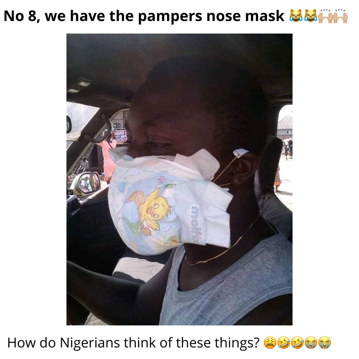 Top 10 Nose Mask We’ve Seen In Lagos- THREAD 