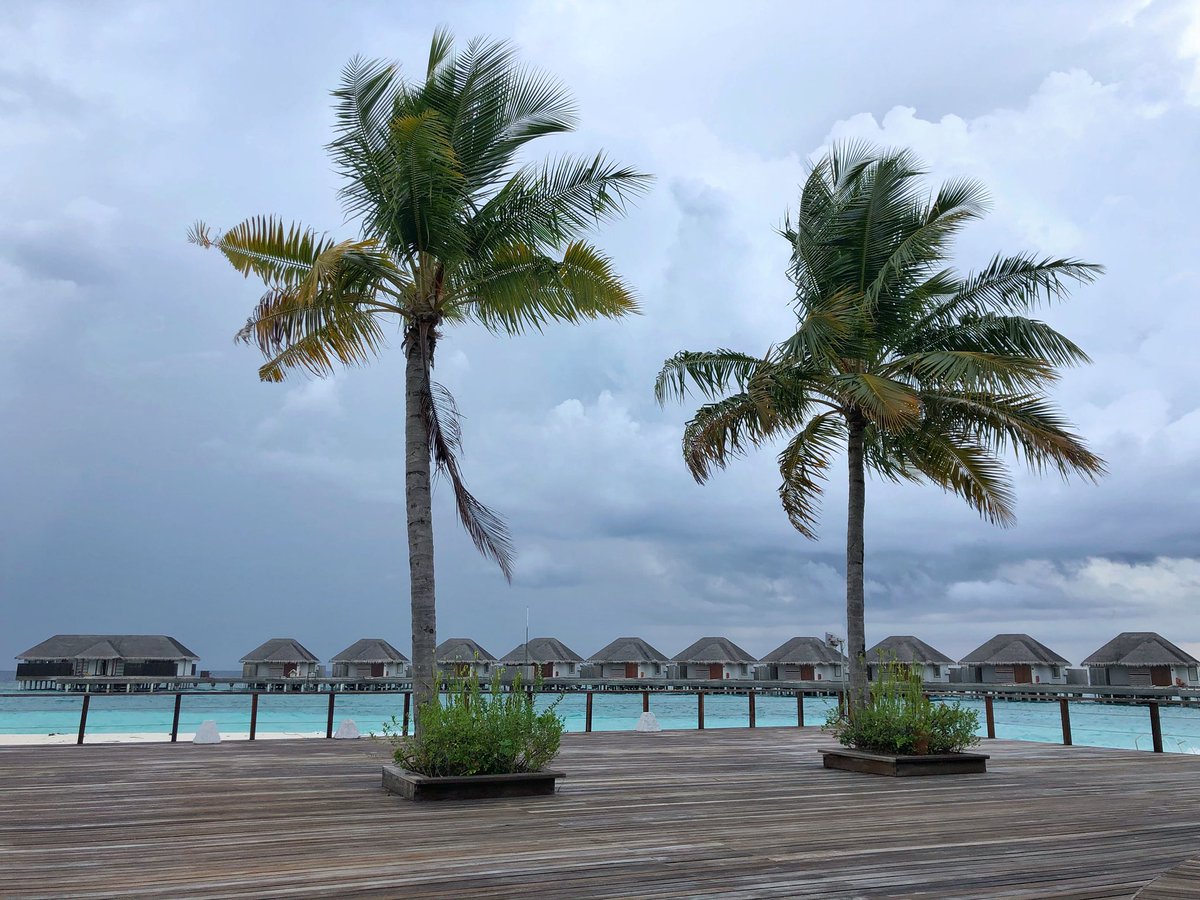 Even a rainy day is beautiful by the sea!