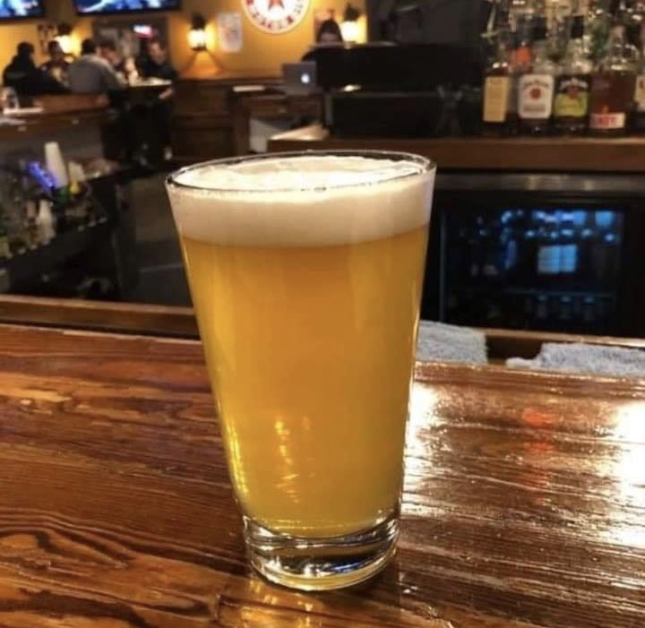 Here’s what a beer sitting on top of a bar looks like just in case anybody has forgotten