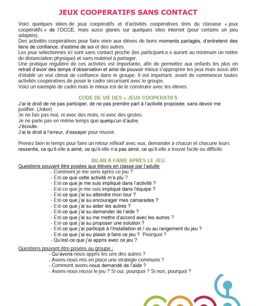fabienvallier's tweet photo. Jeux coopératifs sans contact  👌https://t.co/iyFwAYVArW https://t.co/SwQQNAO7En