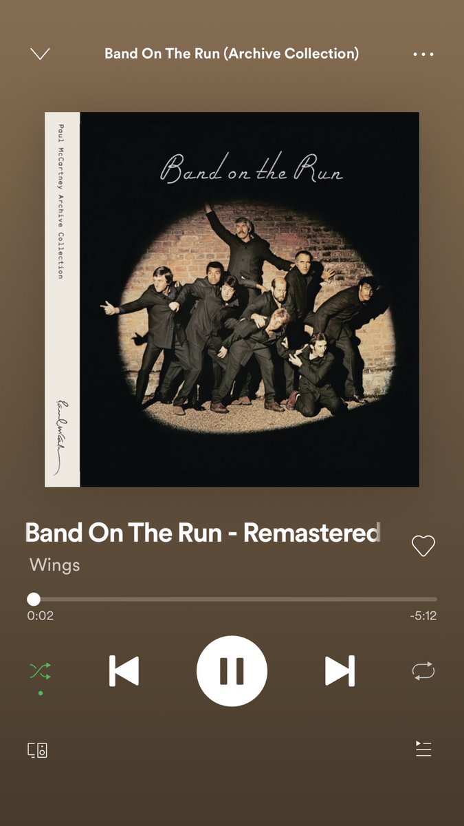 - after the supposed ‘breakup’, paul started a solo career, and once again he tried to let us know he is the only beatle. his song ‘band on the run’ refers to paul running so fast he looks like 4 beatles. band on the run? more like paul on the run.