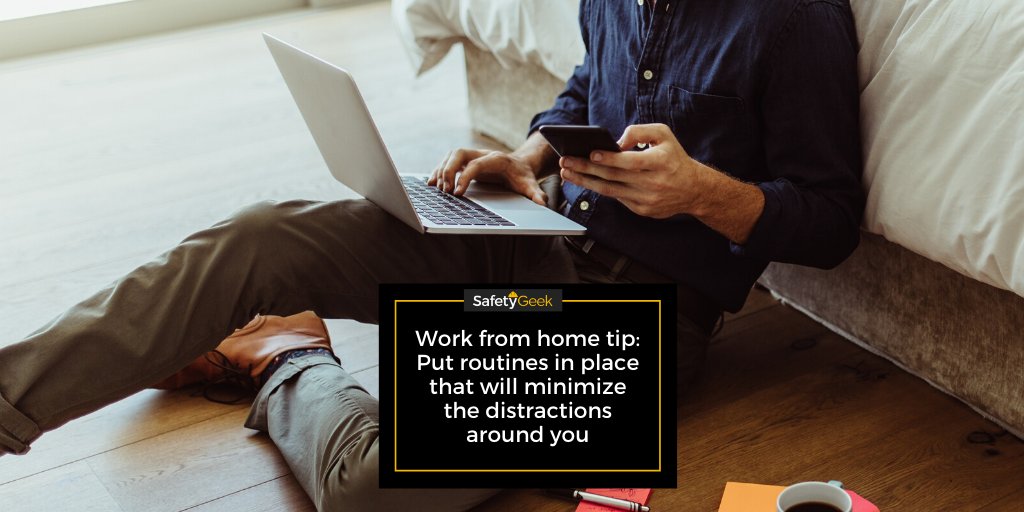 Safety_Brye's tweet image. Working in sweatpants won’t make you productive - Get up 🛏️, get dressed 👔, and get working ⚙️! Like this if you get dressed while working from home! #workfromhome #eliminatepaperwork #createsystems thesafetygeek.com/work-from-home…