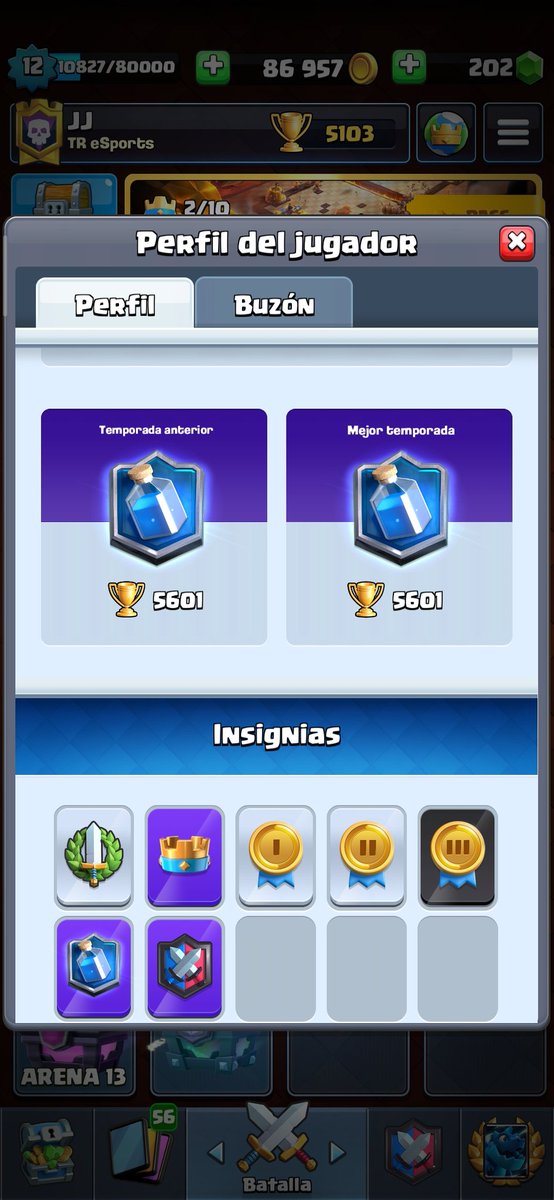DarkPrince_01's tweet photo. Propuestas de Teams para Clash Royale! MD! 
- Récord 5601 🏆 -  Lvl 12 https://t.co/Ioh3OXUUyK