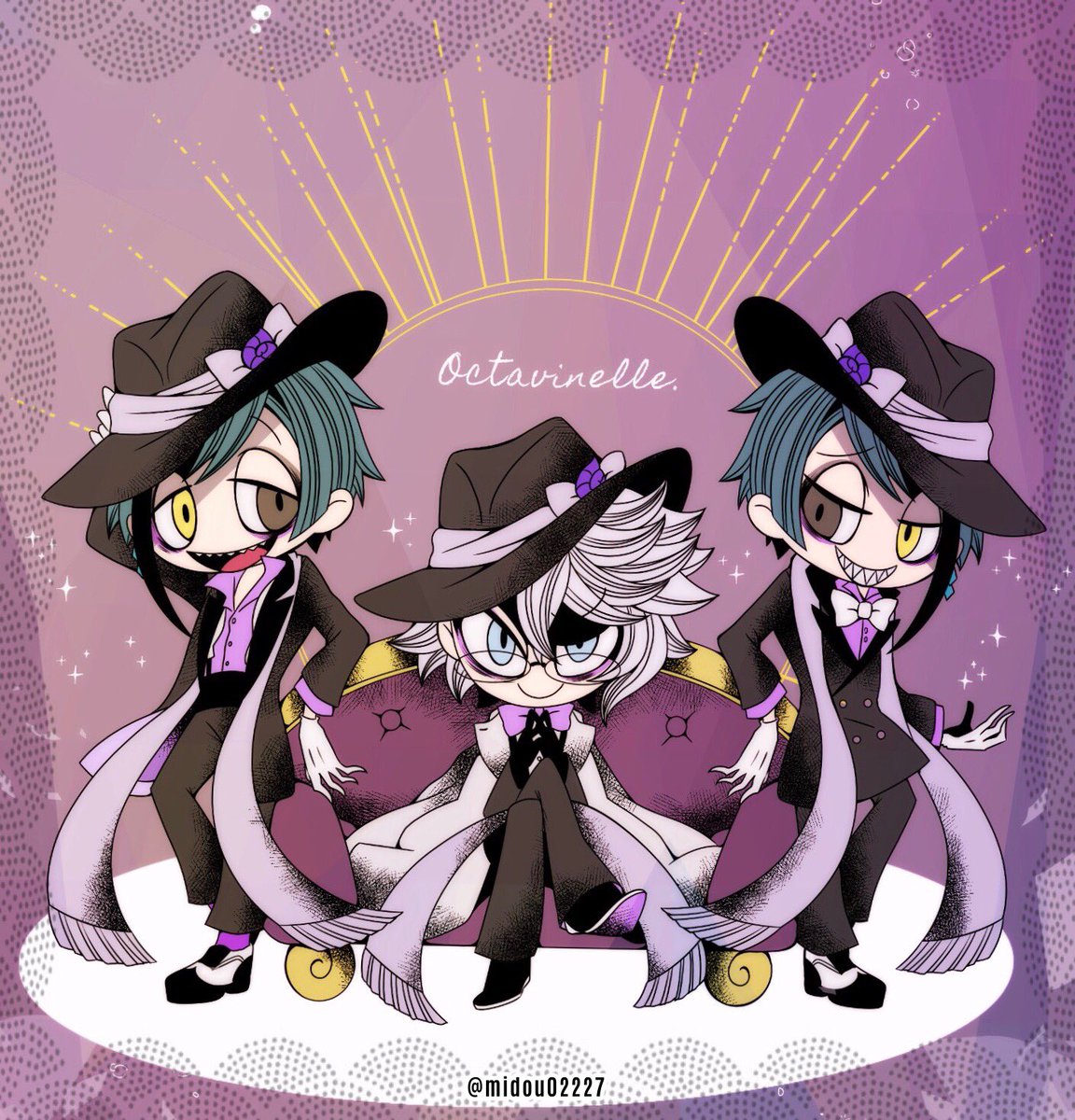 ツイステ ツイステファンアート デフォルメなオクタヴィネル もう一つのは自分用の待 Midou のイラスト ツイステ ツイステファンアート デフォルメなオクタヴィネル もう一つのは自分用の待 Midou のイラスト