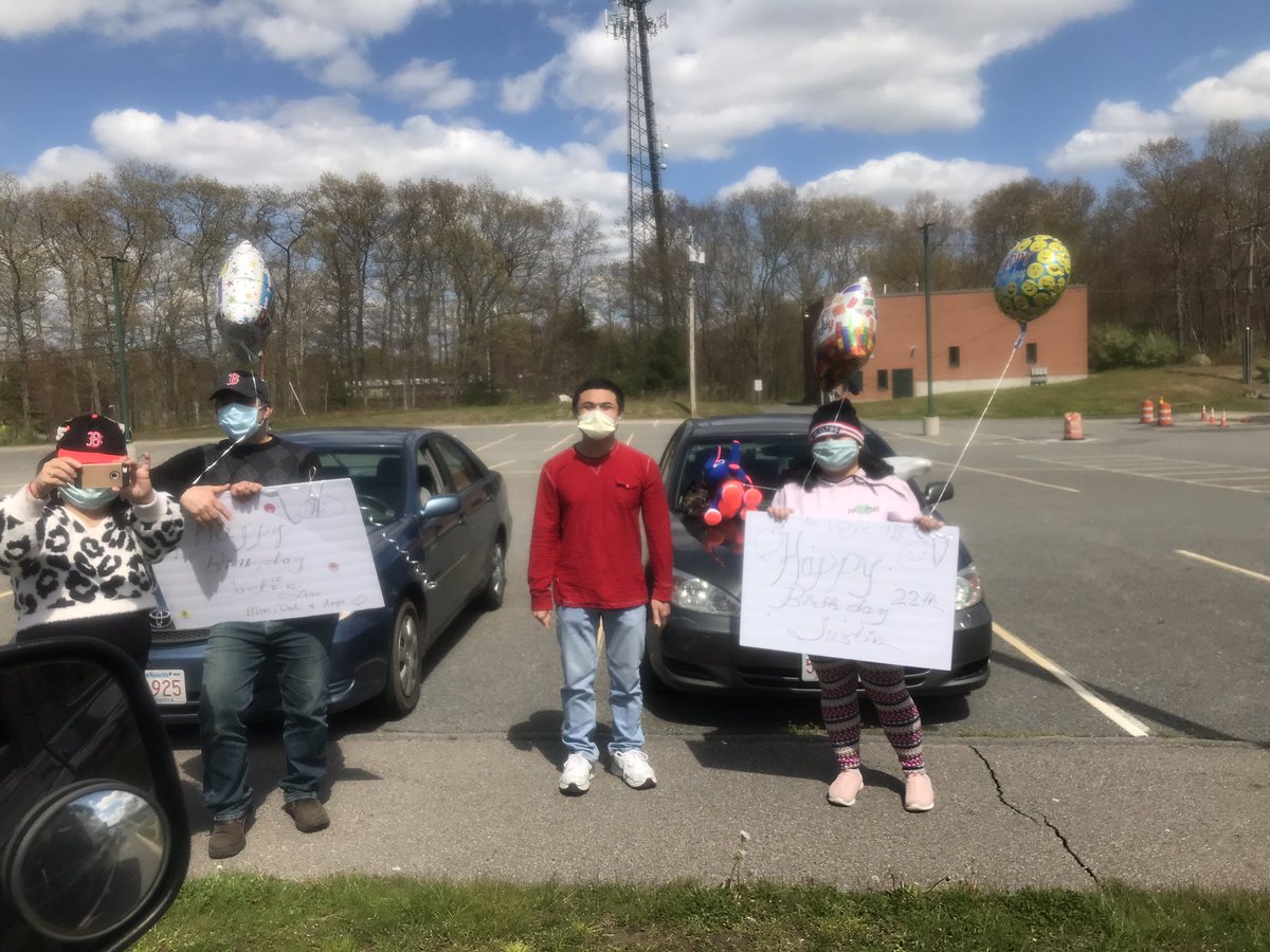 Happy Birthday Justin Rosa! 22 years old today my friend. I will miss you hiding from me in the hallway. The OA Community loves you and we all know your success will continue at Bridgewater State.  Thank you OA Best Buddies and all the faculty and friends who took part in parade!