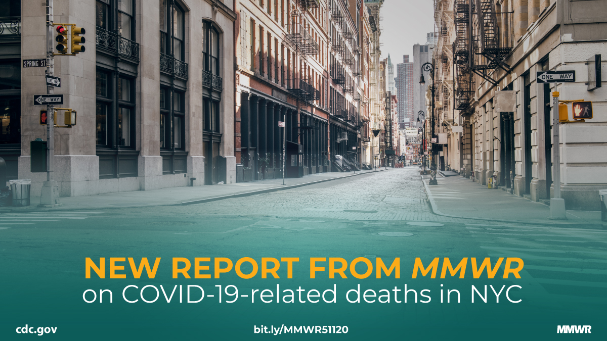 1/ THREAD: As of this morning, there have been 19,563 deaths in NYC reported as confirmed or probable  #COVID19. Staggering. But also an undercount, as detailed in a new  @CDCgov report.  http://bit.ly/35SRiLm 