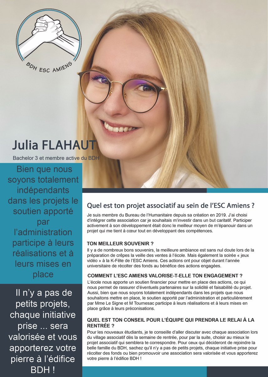 EscAmiens's tweet photo. 🤝 Portrait d’asso 

Ce soir notre BDH (Bureau De l’Humanitaire) https://t.co/TWVhox2HrG
