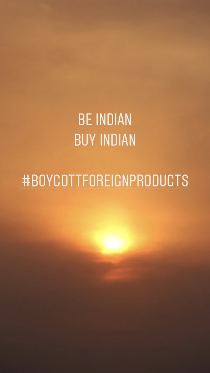 Shailu2500's tweet photo. #atmanirbharbharat #BoycottChineseProducts #beindianbuyindian #HumModiKeSathHain https://t.co/nHXwRUb9IJ