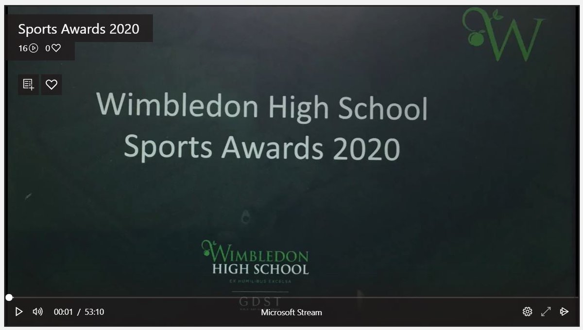 WimbledonHigh's tweet photo. Here we go - #SportsAwardsWHS is now live on Firefly, we hope you enjoy! 🏅 🏃‍♀️ @Sport_WHS @SportsRep_WHS @GDST https://t.co/LPg6GPzO8d