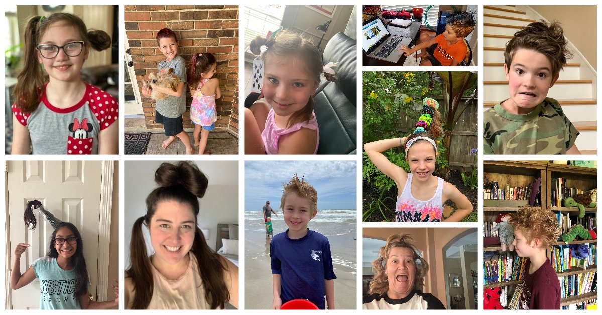 Virtual Spirit Day 2 - Wacky Hair Day!