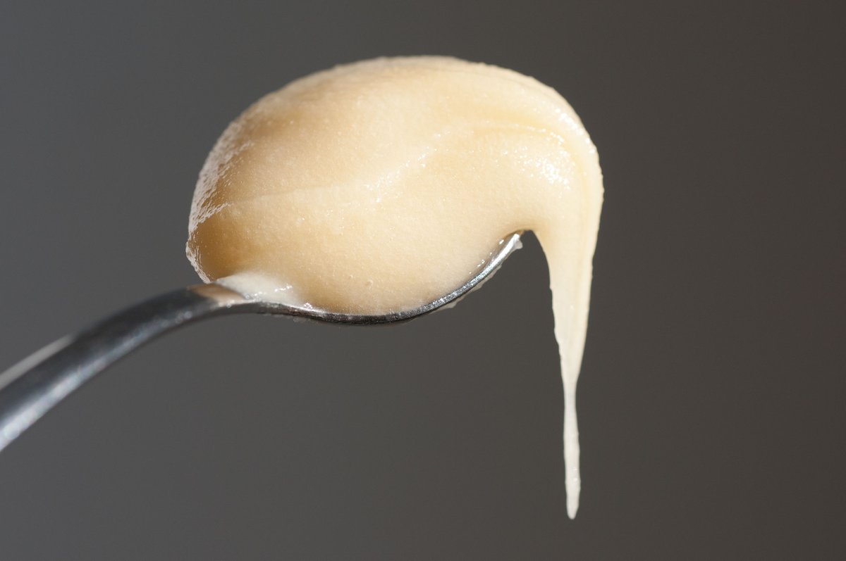 What happened honey? Over time, water in honey separates from glucose, causing the sugar to take crystal form. Spun honey is intentionally crystallized. Sit your honey up in a hot water bath to dissolve crystals. Sounds so relaxing… #CAStateFair #OutstandingInTheirField #CAHoney