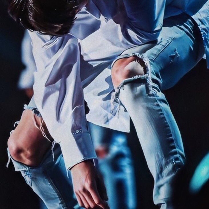 Jungkook in ripped jeans - a thread because this is a work of art