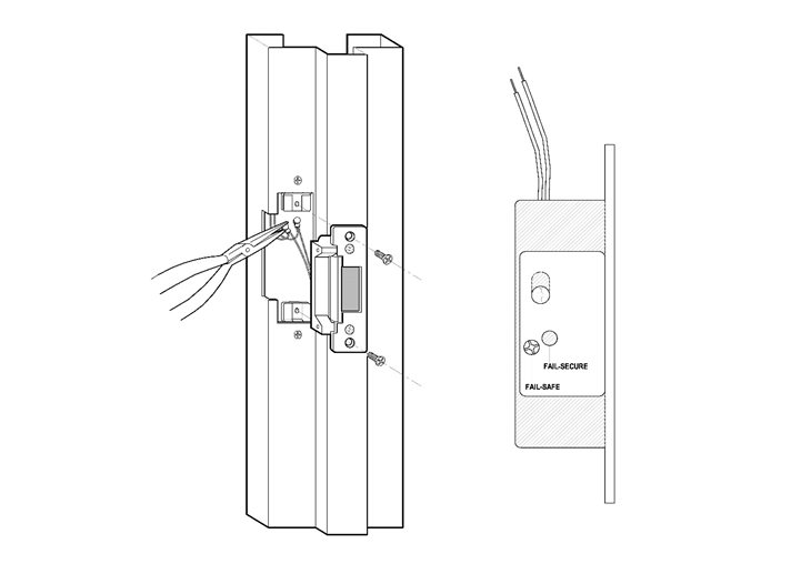 DortronicsSI's tweet photo. @DortronicsSI ANSI Strike Mounting that holds secure even if the electrical is cut. #VSS2020 #AccessControl #Security @VSecurityShow #MagneticLocks https://t.co/DN4FBlBnHG