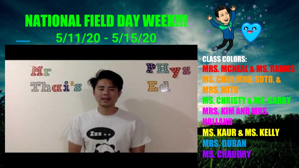 Happy national field week. I know I'm a little late to the party. But I would like to thank all the teachers who collaborate together to make this great slide! @30Q398 <a href="/nycdistrict30/">District 30</a> <a href="/DOEChancellor/">Chancellor Kamar H. Samuels</a> <a href="/PhysicalLitera3/">Mr. Lau PS329Q Phys Ed</a>  @KaragrozisPE