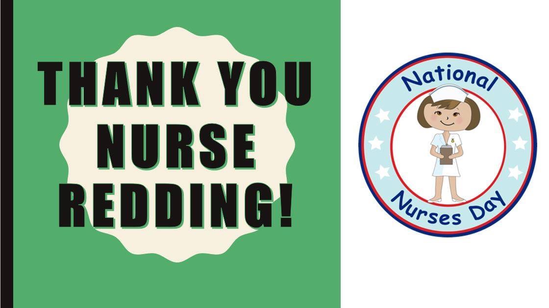 SPEDcialHeart's tweet photo. Happy #NationalNursesDay to our wonderful @ChatsworthSch nurse @ReddingTrish! Thanks for stopping by our class meeting and having fun with us! #capableconnectedsecure #chatsworthy https://t.co/rotu0TWbhT