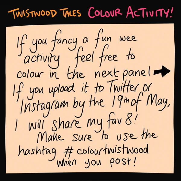 Feeling the lockdown blues and fancy some colouring in? Here's a wee activity! #colourtwistwood 