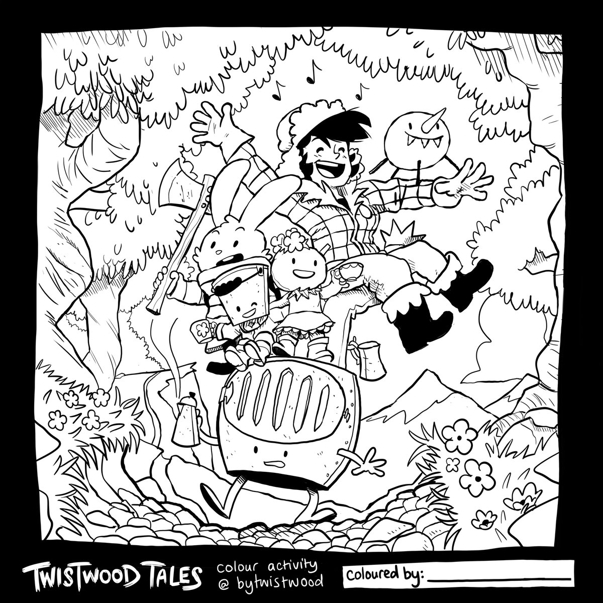 Feeling the lockdown blues and fancy some colouring in? Here's a wee activity! #colourtwistwood