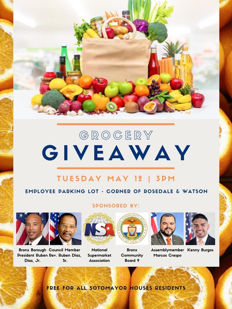 NSAGLOBAL's tweet photo. Today @nsaglobal - National Supermarket Association, along side with our members stores @GoldenMango3 and Fine Fare, were able to partner with some of our elected officials to help feed over 1,000 residents with free groceries.  

#nsacares 
#nsastrong https://t.co/wXDgpHCdB6
