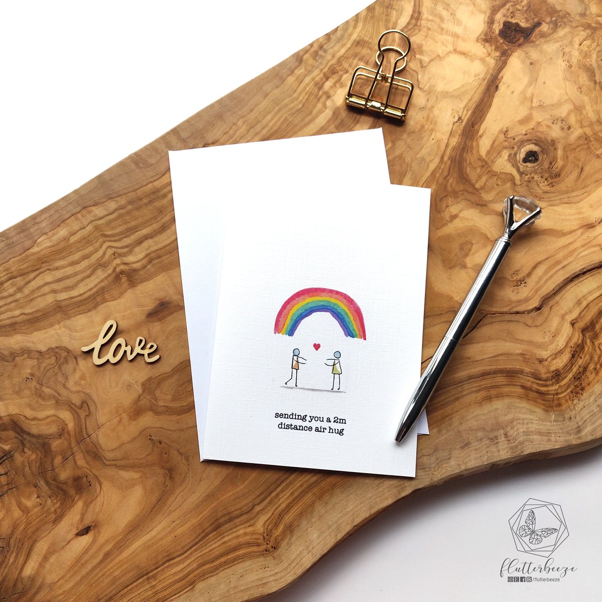 flutterbeeze's tweet image. Send a hug by post