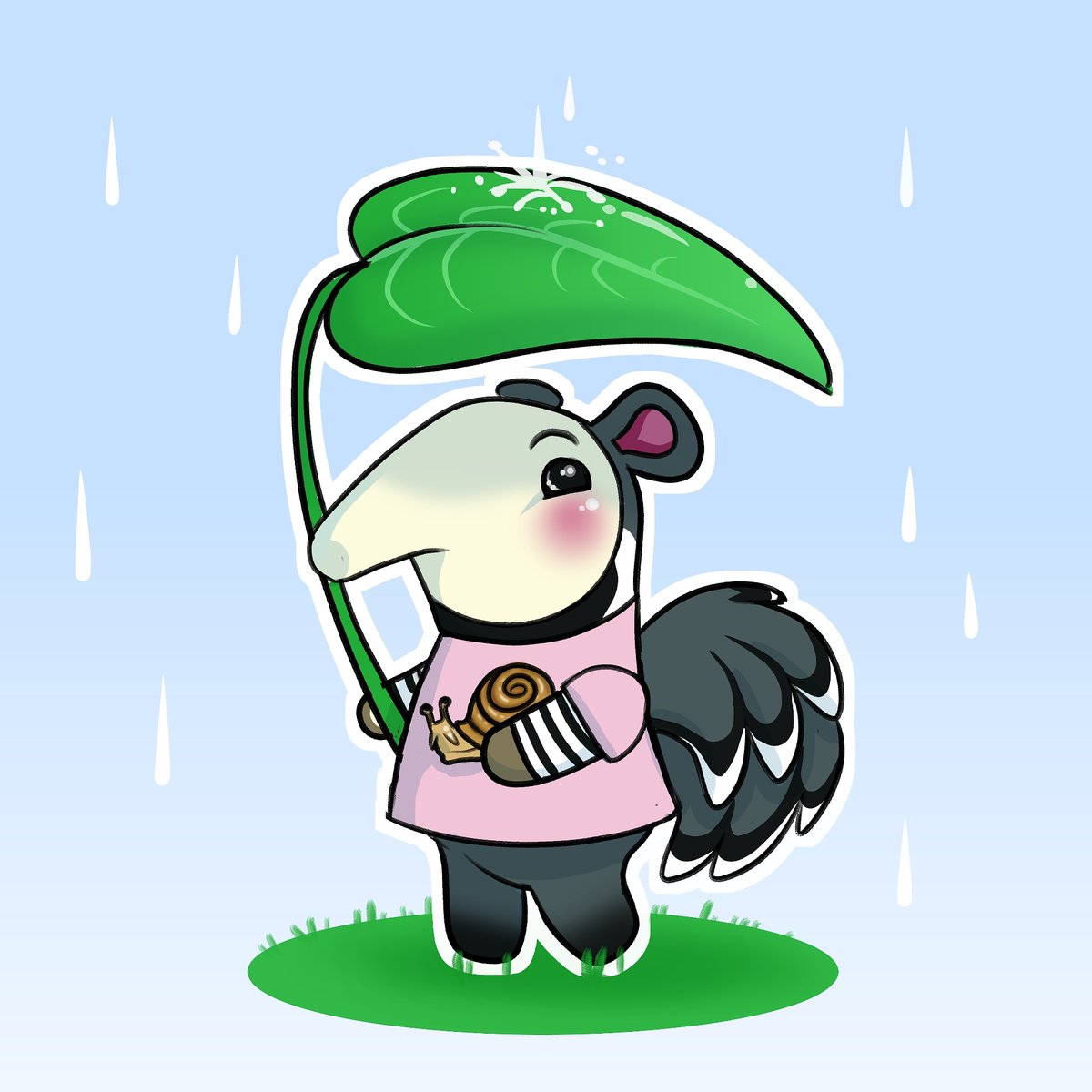 chthonek's tweet photo. I watched Antonio look at the snail and it was the most beautiful think I ever saw 🐌  #AnimalCrossingNewHorizons #Animalcrossing #ACNH https://t.co/tZ2tsesm0p
