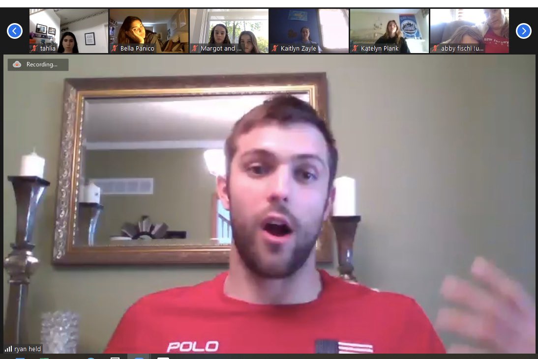 dsr825's tweet photo. Awesome team meeting with Olympic Gold Medalist Ryan Held today! Thanks for your time &amp; sharing your positive energy and exciting experiences with us! We’ll be rooting for you, you’re a part of the SVY family now! #teamSVY #roadtoomaha #tokyo2021 @heldilox @swimswamnews @gscymca https://t.co/5nE2VgE6Vk