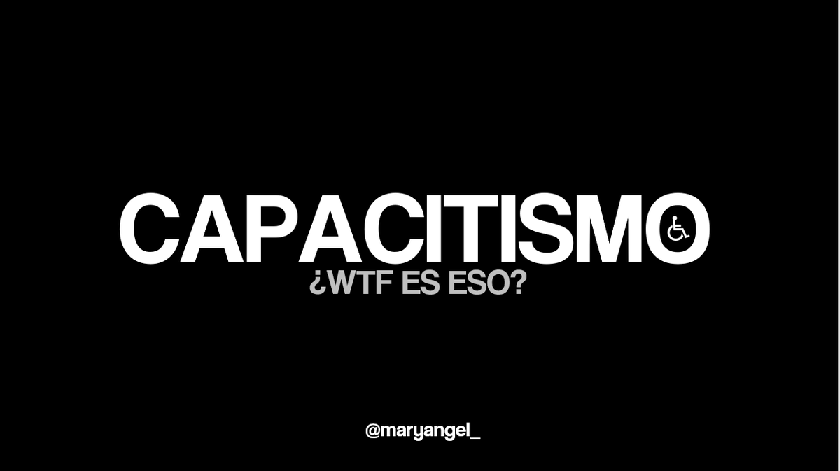maryangel_'s tweet photo. #DISABILITYFACTS Decidí que voy a empezar a compartirles temas sobre #discapacidad en forma sencilla a través de hilos de twitter para que aprendamos y detonemos conversaciones. EL TEMA DE HOY: #CAPACITISMO. Qué fckn es eso y porque siempre lo mencionamos los activistas. Acá va: https://t.co/5cyZ1q8ae6