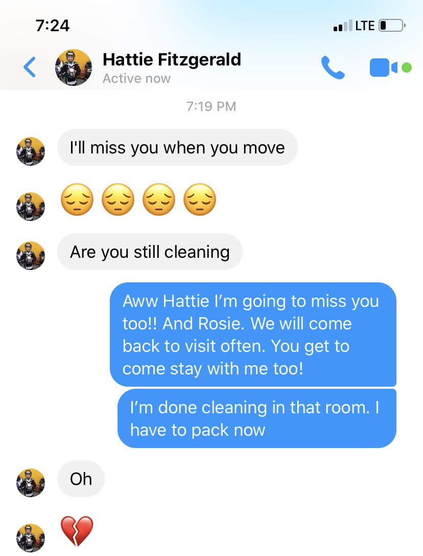 Just go ahead and break my heart, Hattie😭💔