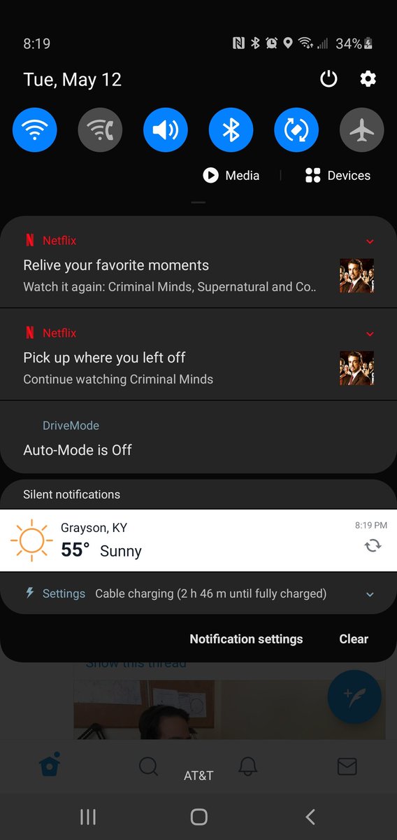 Don't worry <a href="/netflix/">Netflix</a> I will continue watching (like I have been all week) after I get some sleep. I don't plan on giving up my @CrimMinds_CBS addiction any time soon!