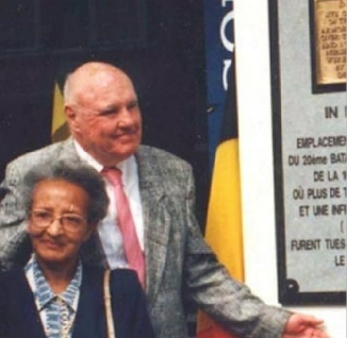 Augusta and Dr Prior survived the war and on the 50th anniversary of the war dedicated a plaque to Renée at the site of the aid station11/