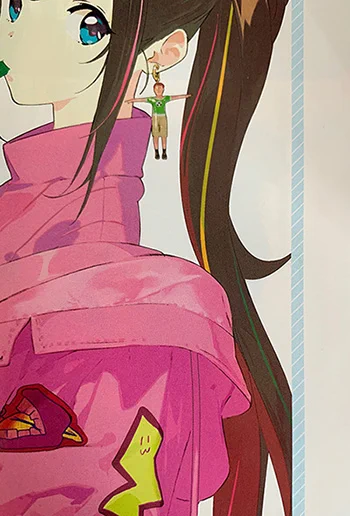 ニュータイプゲットしたーキズナアイさんのコラムに絵描いとるシクヨロ 