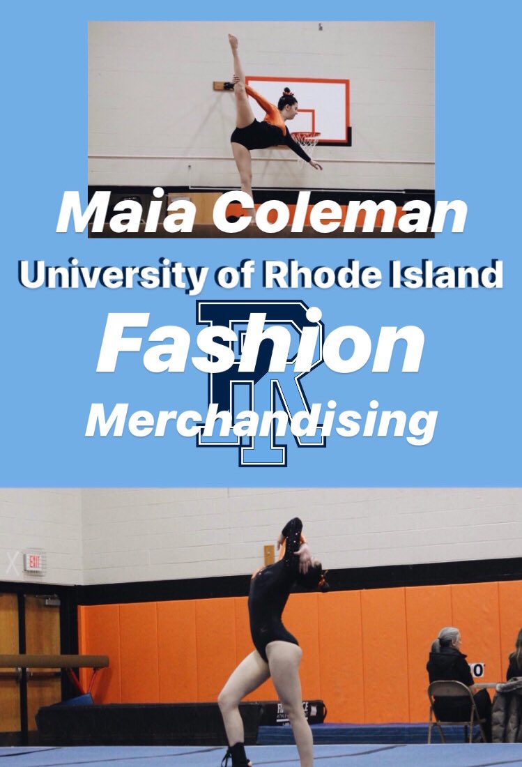 bcgymnastics's tweet photo. Sending senior captain Maia Coleman to URI!! congratulations maia💙🐏🤍 https://t.co/PiLx0Wo5jJ