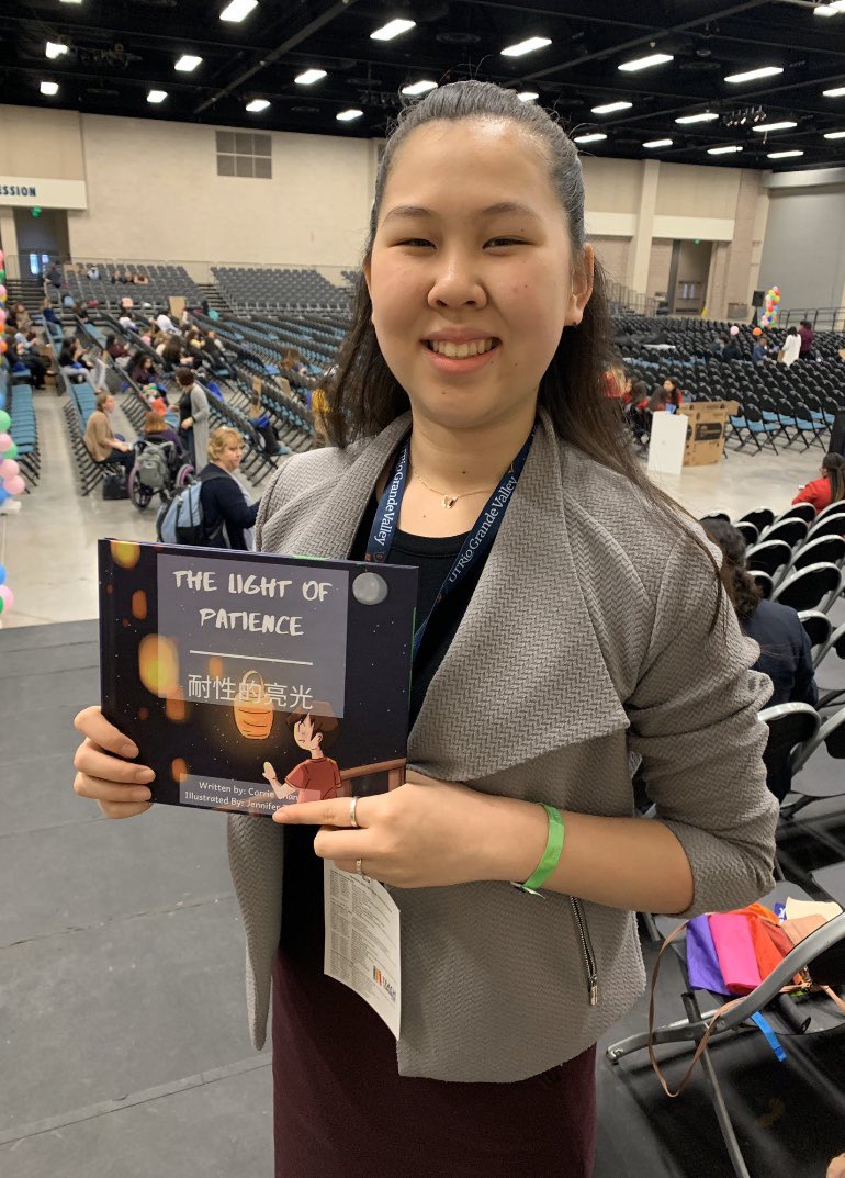 TeachingBhs's tweet photo. Unfortunately, our TAFE National competition was canceled due to Covid-19. We would still like to recognize Corrie Chan and Jennifer Truong for their hard work on a children’s book they wrote and illustrated titled “The Light of Patience”. https://t.co/d7uaQ92ggs