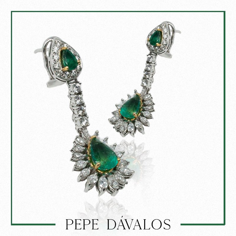 PepeDavalosH's tweet photo. #Aretes "Gotas" oro blanco, 62 #diamantes con peso de 3.26 quilates. 4 #esmeraldascolombianas de 4.90 quilates.
โ
https://t.co/qSSgQyRg7J
-
#PepeDavalos #modernjewelry #engagementring #customring #weddingring #graydiamonds #rosegold #handmadejewellery #jewelry https://t.co/bjRWdpOZEA