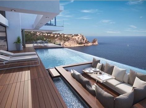 Choose one: Infinity pool