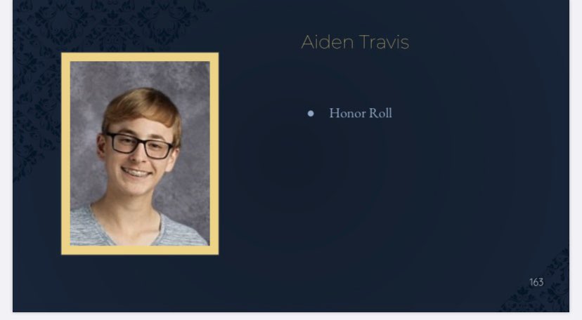 Congrats to Sophomore Gales Golf member Aiden Travis for being recognized for his placement on the  Honor Roll! #GalesGolf #ProudCoach