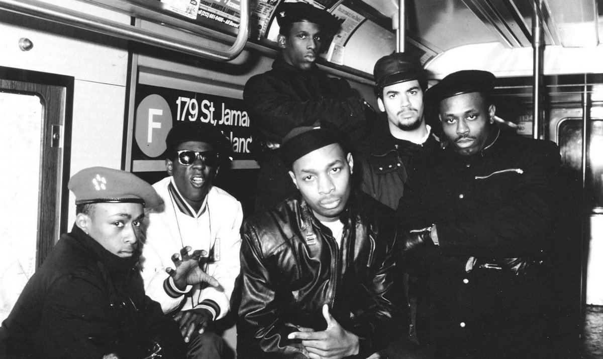 The Bomb Squad- Pictured w/ Public Enemy, a group they work with frequently. Includes Chuck D., Hank & Keith Shocklee, Eric Sadler, and Gary G-Wiz & produced for Ice Cube, Slick Rick, Rakim, and LL Cool J.Essential tracks: Fight the Power, Endangered Species, Steppin to the AM
