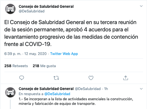 Anpact's tweet photo. El Consejo @DeSalubridad acordó que se incorporen a la lista de actividades esenciales la fabricación de equipo de transporte. Porque nuestros vehículos son un bien productivo, no un bien de lujo que atienden a TODAS las actividades económicas seguimos #EnElCaminoPorMéxico https://t.co/b47RFFlGWO