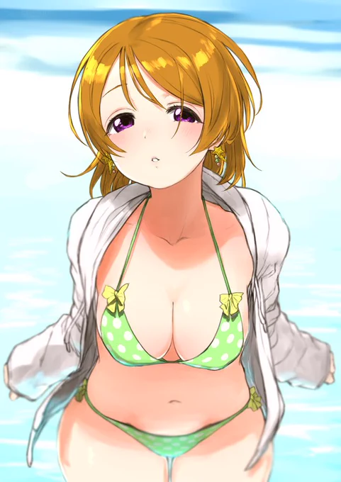 水着な花陽さん 