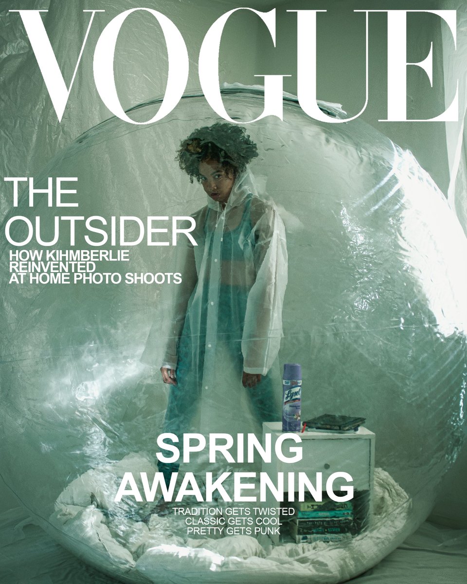 kihmberlie's tweet photo. Been seeing self shot magazine covers more and more recently...so I turned a few of my at home photo shoots into Vogue covers 👀 https://t.co/gqnAfHwZ60