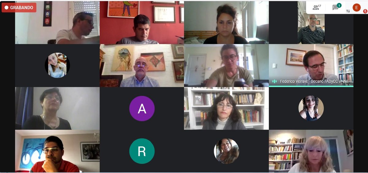 📣📣📣 Primera Sesión Virtual del Consejo Directivo de la FADyCC.
Se realizó la primera sesión virtual del CD a partir de la aprobación de la modificación del reglamento de sesiones que incorporó la posibilidad de las sesiones virtuales.