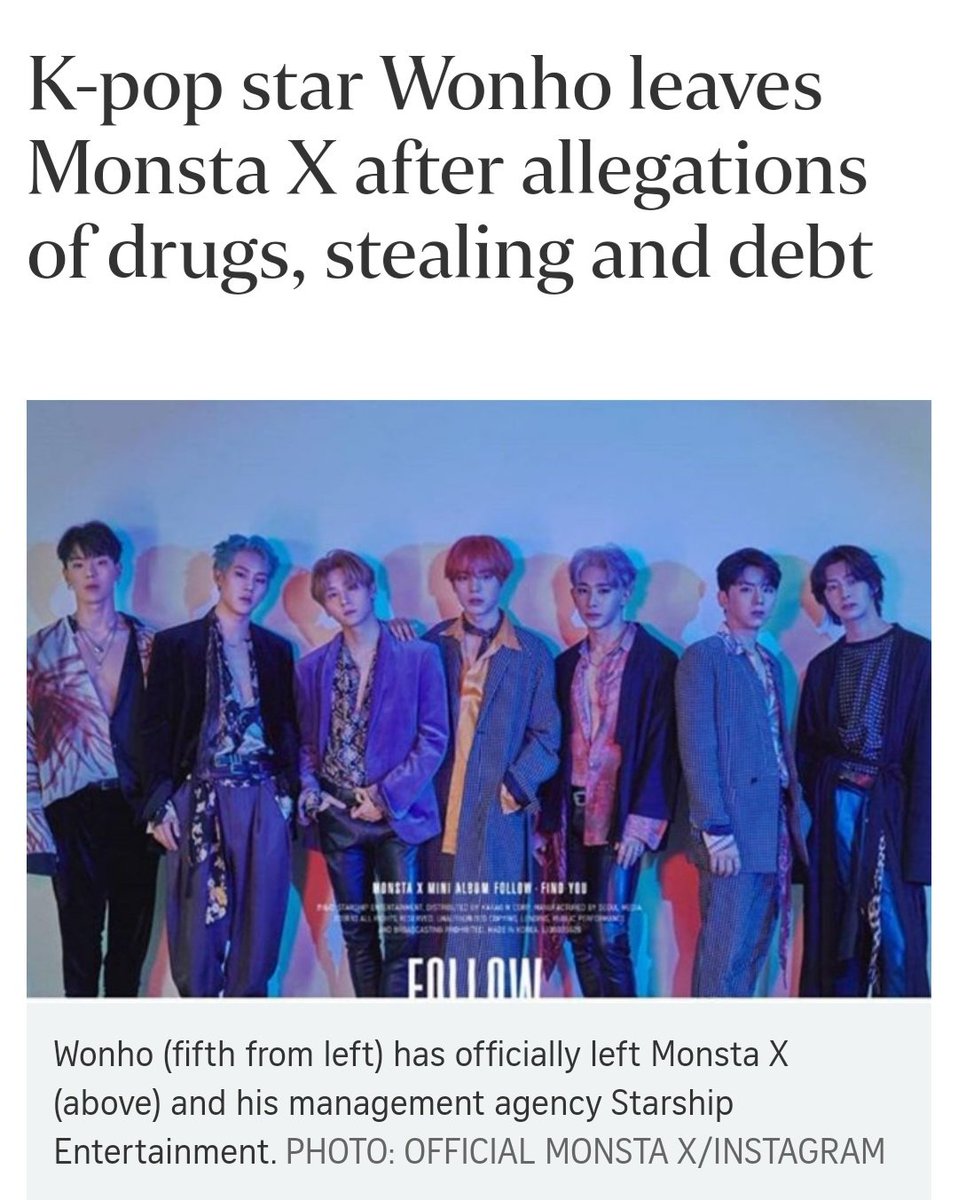 Then these two persons who are known only for causing controversy and spreading fake celebrity rumors started. They spit out different rumors about Wonho and then Shownu. At this point, everything was caos and Monsta x was in the eye of everyone.  @OfficialMonstaX  @official__wonho