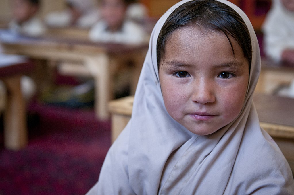 People of Bamiyan: A cute Hazara girl.Photo by Ken Scar.