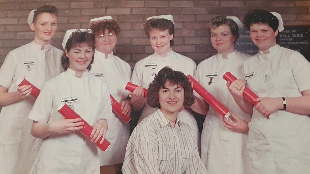 Class of 1985 Western Isles and Highland College of Nursing. Hard to believe my nursing journey started 35 years ago. #NursesDay2020 #NHSworker #classof85 @NHSWI #ScotNurses2020