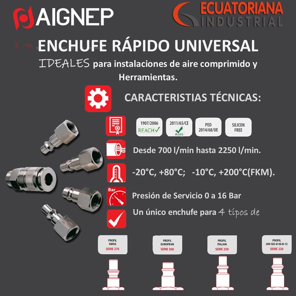 EC_INDUSTRIAL's tweet photo. Una solución para múltiples propósitos.......
Más información en: https://t.co/Tcq6VLNBsv
#aignep #enchufesrapidos #Ecuador #industriaalimenticia #industriafarmaceutica #industriaautomotriz #manufactura #textiles https://t.co/LL5IZNEa1N