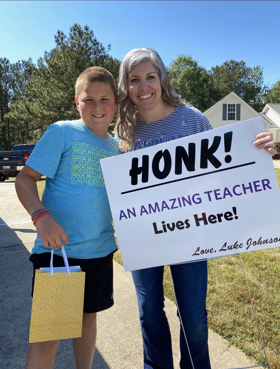MrsKirkham2's tweet photo. What a sweet surprise from one of my students! Thank you Luke!#ncssbethebest #ncts09 https://t.co/sYiKPC1WOG