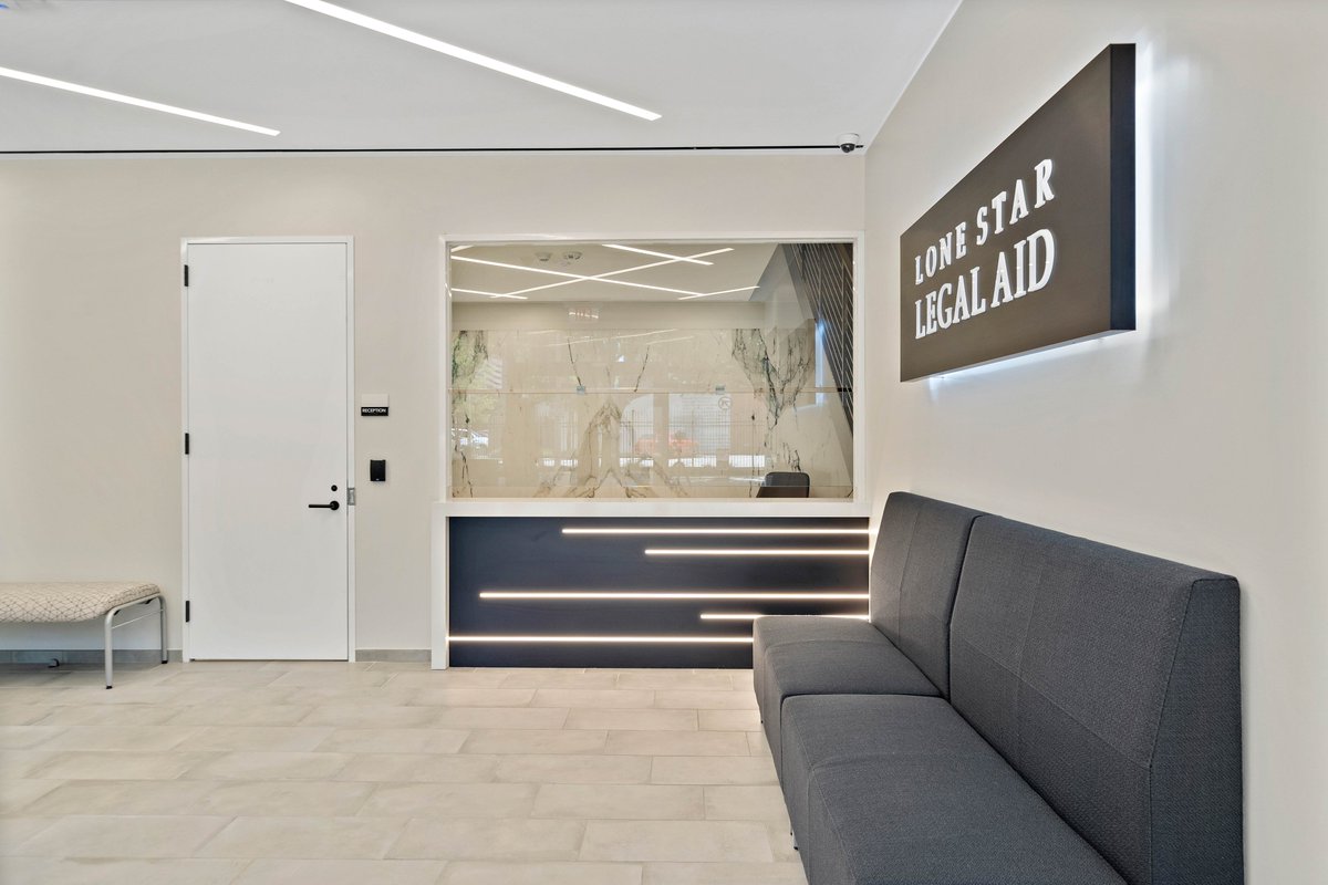 SignsTasman's tweet image. Illuminated #lobbysign for Lone Star Legal Aid.
#TASMANSigns #InteriorSigns #LoneStarLegalAid #LobbySigns