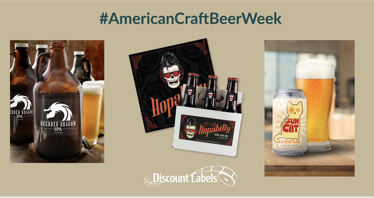 Discount_Labels's tweet photo. Hoppy #AmericanCraftBeerWeek! We love printing #CraftBeer labels for #cans, #growlers, #bottles or #taps! 🍻Read how to Brew Up Big Sales in the Craft Beer Industry: https://t.co/nCmmQchUX8 #discountlabels #customlabels #labels #labelsolutions #printing #print #beerlabels https://t.co/NH44fL4K86
