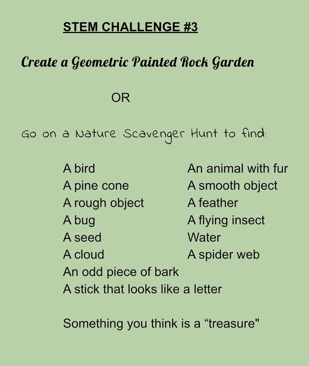 STEM CHALLENGE #3