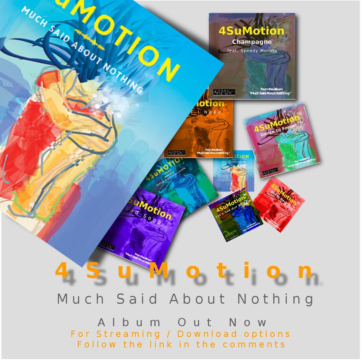 4SuMusic1's tweet photo. New album "Much Said About Nothing" by 4SuMotion - Streaming / Download options click https://t.co/tZYlSw9kwI
Keep Safe - Music Connects Us

#newmusic #newmusicalert #dancemusic #undergroundmusic #originalmusic #freshmusic #electronicmusic #dance #dancer #4sumotion https://t.co/B9Fnm3Shay